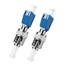 ST to LCU Fiber Optic Adapter,Single Mode Convertor, 2Pack picture