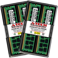 A-Tech 512GB 4x 128GB PC4-21300 DDR4 ECC Load Reduced LRDIMM Server Memory RAM picture