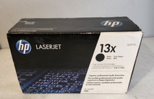 HP Q2613x 13x Black Hi Yield Toner Cartridge Genuine New Sealed No Box Free Shp picture