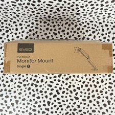 EVEO Full Motion Premium Black Single Monitor Arm 14