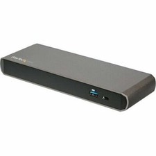 StarTech TB3DK2DPPD Thunderbolt 3 Dock DisplayPort Docking Station - Black/Gray picture