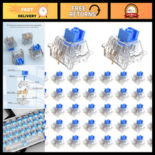 90 Pcs Crystal Blue Mechanical Keyboard Switches for 3D Printing & Gaming picture