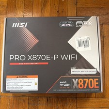 MSI PRO X870E-P WiFi 7 AMD Ryzen AM5 ATX Motherboard - USB 4.0, PCIe 5.0, NEW picture