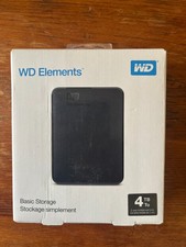 WD Elements 4TB Portable External HDD USB 3.0 WDBU6Y0040BBK-WESN Hard Drive picture