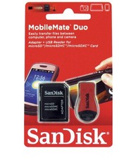 SANDISK SDDRK-121-A46 MobileMate Duo MicroSD Card Reader & Adapter picture