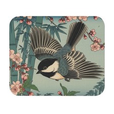 Chickadee Mouse Pad (Rectangle) bird watcher computer nature gift USA ship picture