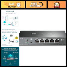 Wired Gigabit VPN Router, High-Speed Network Security, Ethernet Connectivity picture