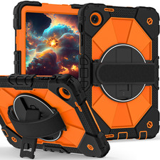 For T-Mobile Revvl Tab 2 2025 (10.1-inch) Crossbody Hand Strap Stand Rugged Case picture