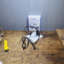 Wantek A600F RJ9 Headset w/ Mic Noise Cancelling Call Center PC Computer Headpho picture