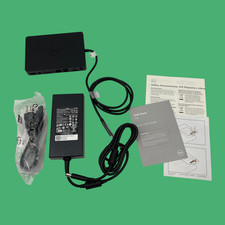 Dell K17A WD15 USB-C VGA DP Thunderbolt Docking Station & 180W Adapter picture