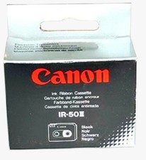 Canon IR-50II Ink Ribbon Cassette Pack Of 2 Black Sealed For Calculators & Typew picture