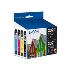 Epson 232XL 232 Claria Ink Cartridge Combo Pack Black Cyan Magenta Yellow picture