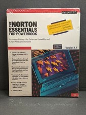 The Norton Essentials for PowerBook Symantec Version 1.1 DEMO 1992 Macintosh NEW picture