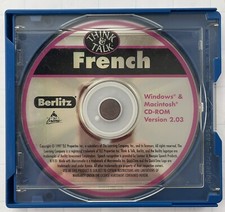 Berlitz Think and Talk French for Windows & Mac (CD-ROM) Version 2.03 Vintage picture