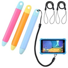 3 Pack Kid Friendly Stylus Pen with Tether Anti Rolling Tablet Stylus picture