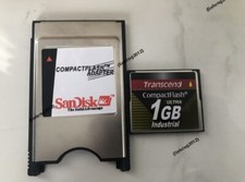 Transcend 1GB INDUSTRIAL Compact Flash +ATA PC card PCMCIA Adapter picture