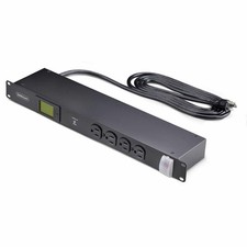 StarTech 16-Outlet Horizontal Rack Mount Metered PDU (16nm8rackmountpdu) picture