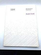 Vintage IBM OS/VS1 Basic Operations Student Guide 1972 Computer Programming picture