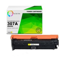 TCT CE742A TAA Compliant Toner Cartridge Replacement for HP CE742A - 307A picture