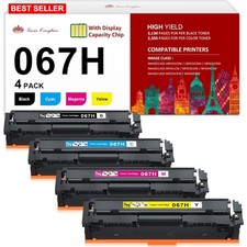 Toner Cartridge Set 067H 067 Compatible Display Chip Real-Time Level Replacement picture