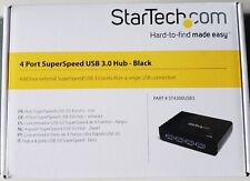 *NEW* StarTech ST4300USB3 4-Port SuperSpeed USB3.0 Hub -Black picture
