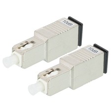 2Pcs Fiber Optic Attenuator 10dB SC/UPC Single Mode Male-Female Fiber Attenuator picture