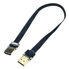 40cm 4K HDMI Flex Cable Flat Connector Microscope Drone Camera LCD Male Wire UHD picture