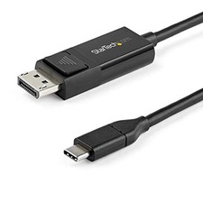 StarTech CDP2DP2MBD 6ft USB-C to DisplayPort 1.2 Cable 4K 60Hz picture