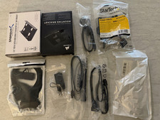 SATA SSD PC Cable Lot Corsair Sabrent StarTech MSI Mounting Brackets Adapters NE picture