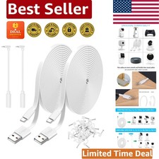 Durable 25FT USB Extension Cable for Wyze & Eufy Cameras - Waterproof picture