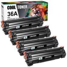 CB436A Toner Cartridge Compatible With HP 36A LaserJet P1505 P1505n M1522 picture