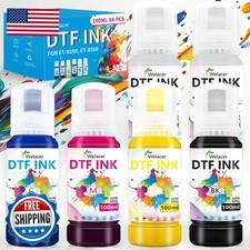 Welacer DTF Ink 5Color Kit 600ml Heat Transfer ET-8550 I3200 picture