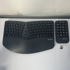 Perixx PERIDUO-606 Wireless Mini Ergonomic Keyboard & Number Board Combo US picture