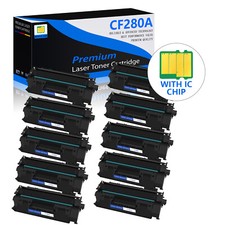 10x High Yield Black Toner for HP CF280A 80A LaserJet Pro 400 M401dn M401n M425d picture
