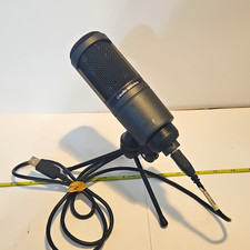 Audio-Technica AT2020USB USB Wired Cardioid Condenser Mic w/ Tripod, Black picture