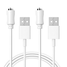 OVECIOPO 2PCS Rose Charger Magnetic Charging Cables USB 2.7 feet, White  picture