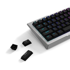 PWNAGE Full PBT Keycap Set - Double Shot Shine Through Size, Black  picture