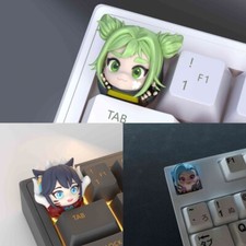 League of Legends Zeri Jinx Ahri Cartoon Theme Keycaps For Mechanical Keyboard picture