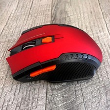 2.4GHz Wireless 6D Gaming Mouse Red Black with USB Nano Receiver Adjustable DPI picture