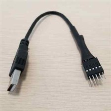 Host Case Mainboard Internal USB 9pin To External A Male Data Extension Cable picture