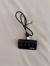 Anker Ultra Slim 4 Port USB 3.0 Data Hub Adapter 5Gbps Laptop PC Black picture