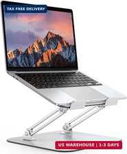 OMOTON Laptop Stand, Adjustable Metal Foldable Riser 10-17.2