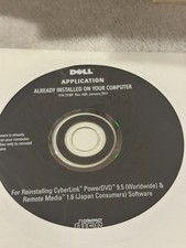 Dell Reinstalling Cyberlink PowerDVD 9.5 - SEALED picture
