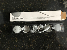NEW IN BOX Vintage 1990 Authentic Apple Computer Gray Microphone 1990 picture