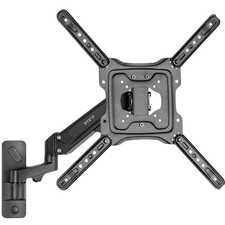 VIVO Black Premium Aluminum Single TV Wall Mount Arm for Screens up to 55