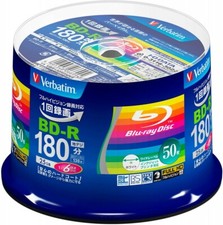 Mitsubishi Verbatim Blank Media Verbatim BD-R 25GB 50 sheets 6X Speed 180 min  picture