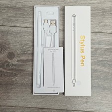 Stylus Pen for iPad 2018-2024 White Active Digital Pencil USB-C Fast Charge picture