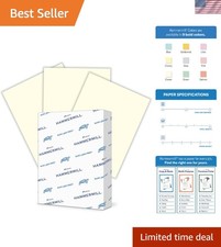 20 lb Cream Colored Printer Paper - 500 Sheets, Eco-Friendly Choice picture