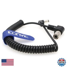 Eonvic 4 Pin Hirose Male Right Angle DC Power Coiled Cable Sound Devices picture