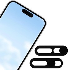 2pcs Front Camera Cover Slide, Ultra Thin Webcam Cover Front Phone Camera Protec picture